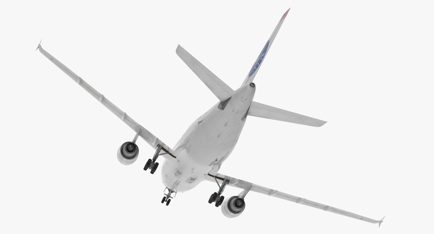 3D model Airbus A310 300 Pan American Rigged
