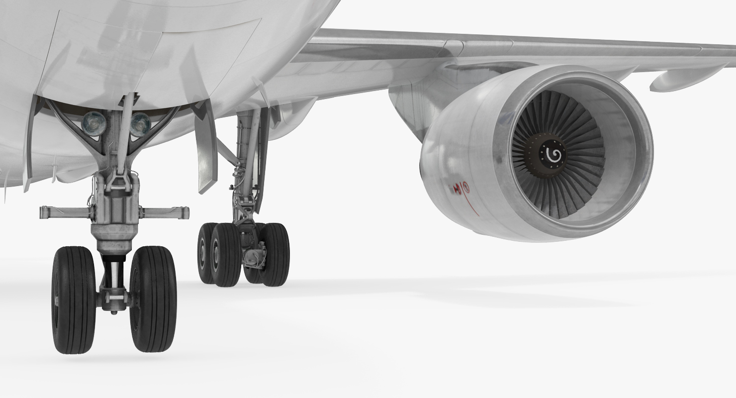 3D model Airbus A310 300 Pan American Rigged