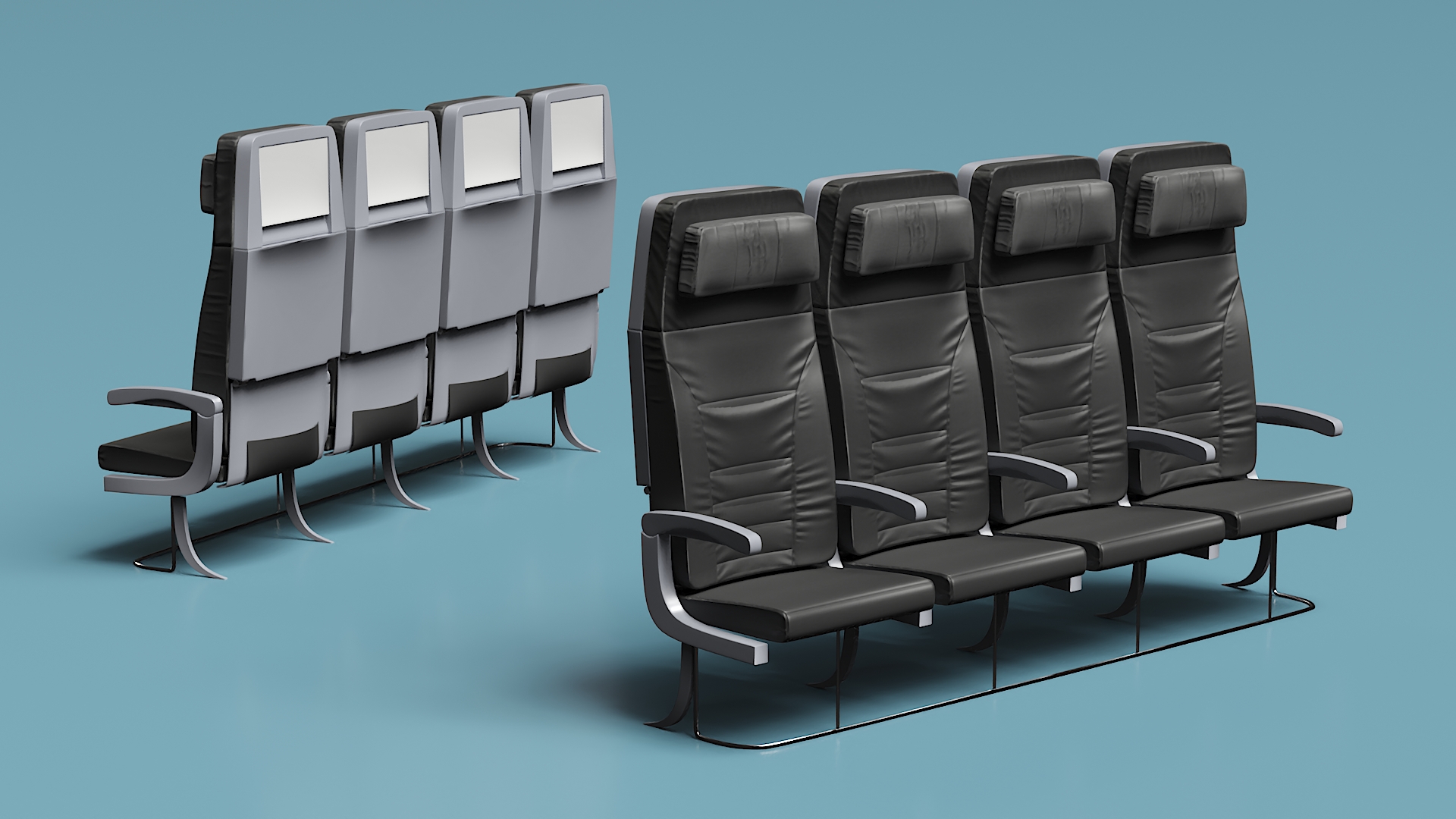 3D Passenger Seat Chairs