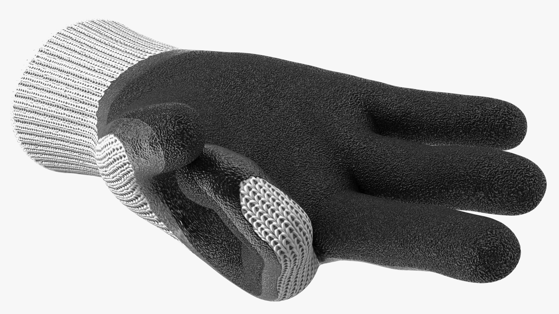 Safety Work Gloves OK Hand Gesture 3D model