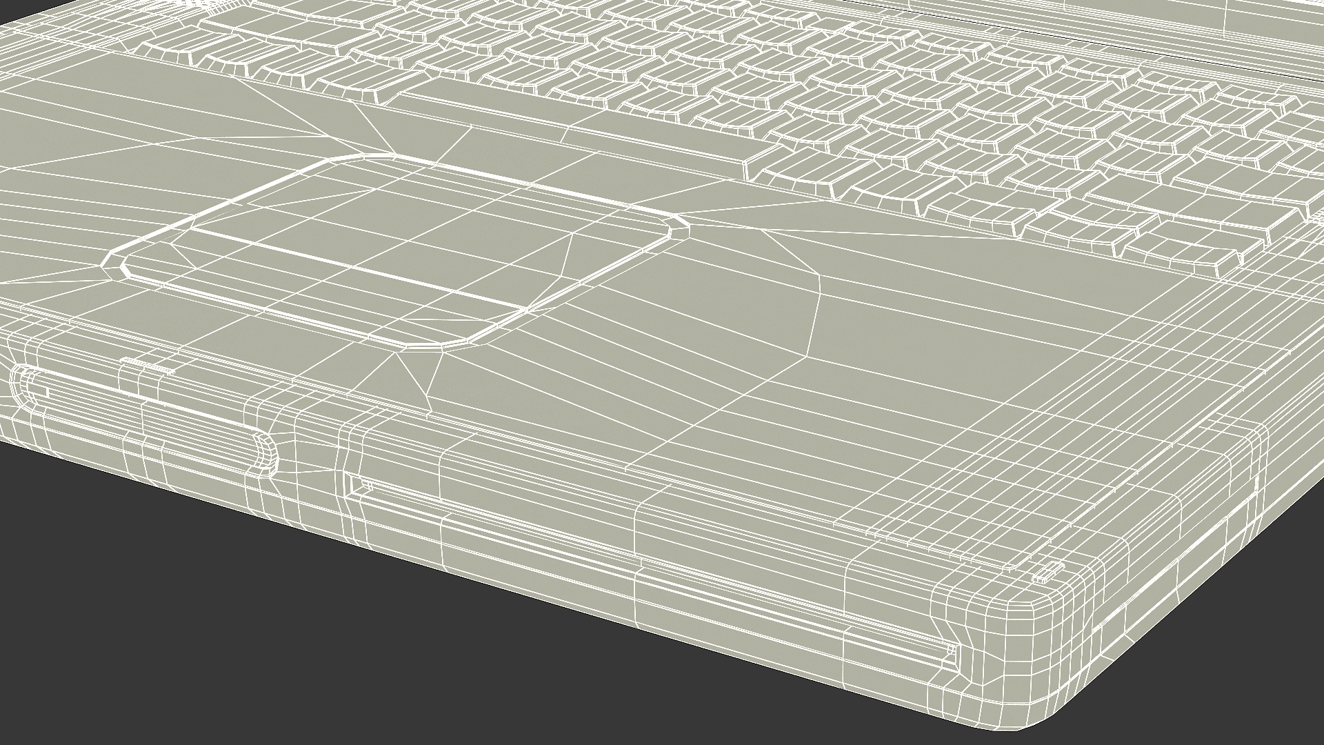 Vintage Laptop 3D model