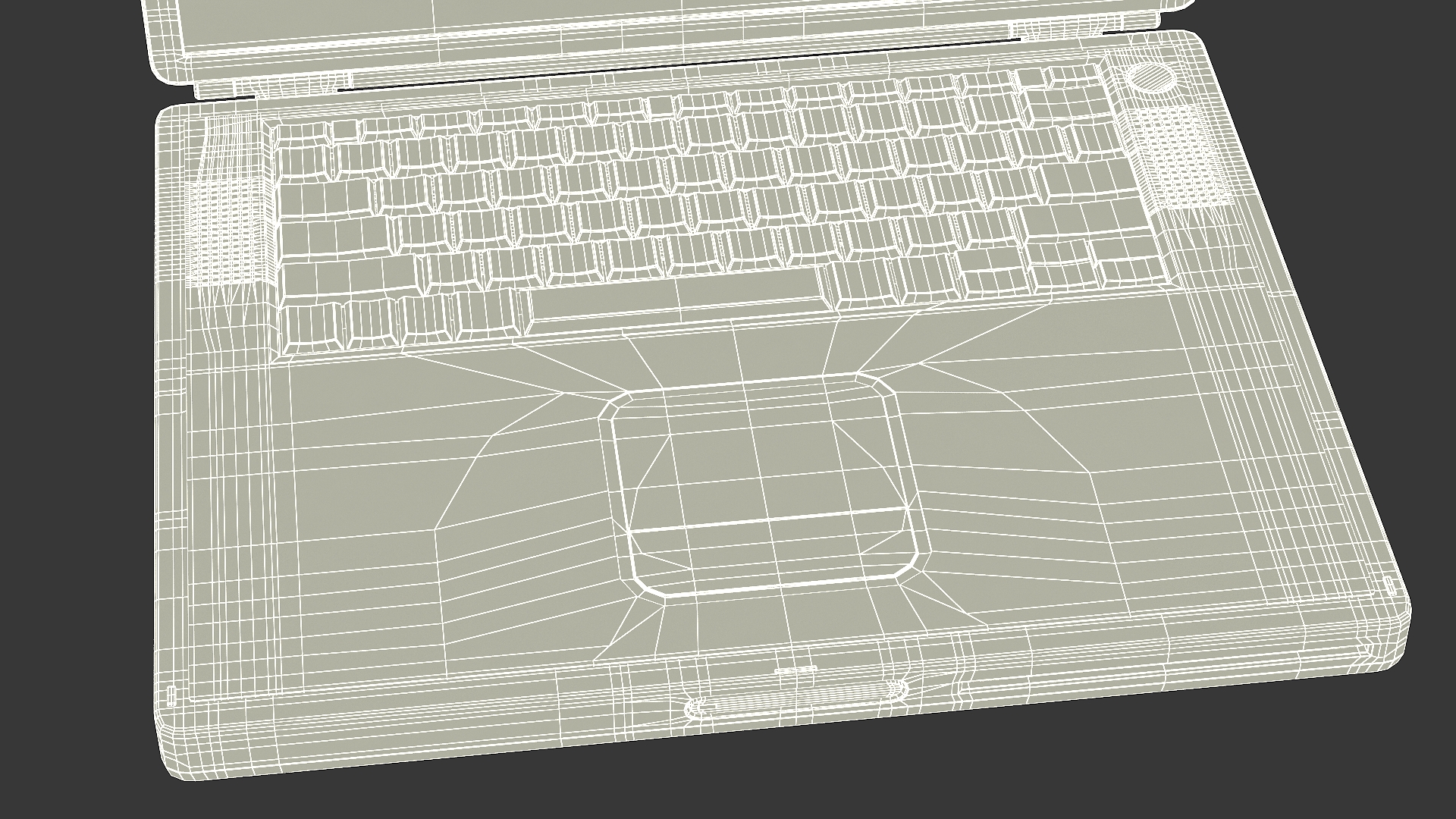 Vintage Laptop 3D model