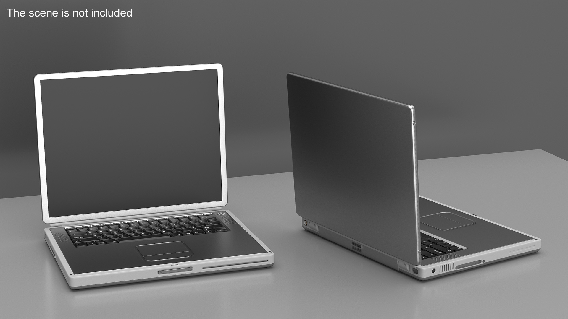 Vintage Laptop 3D model