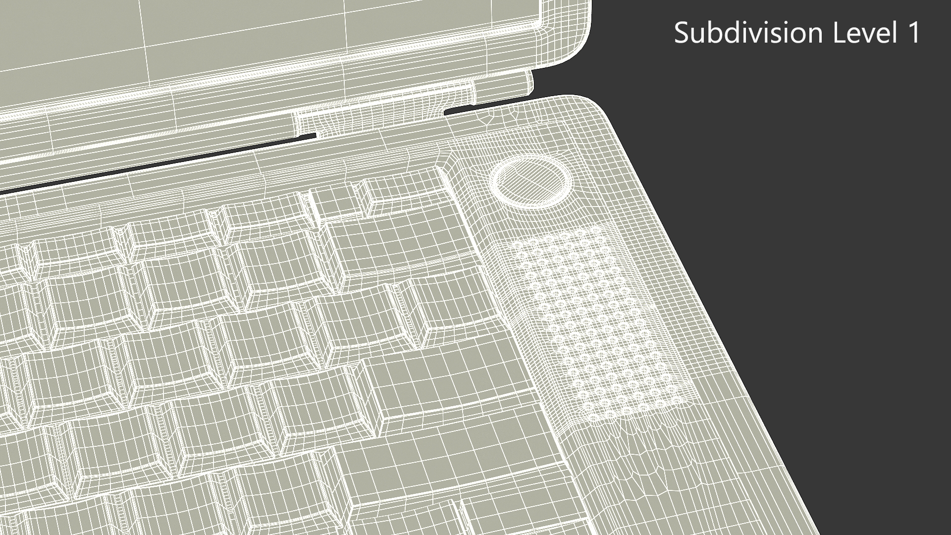 Vintage Laptop 3D model