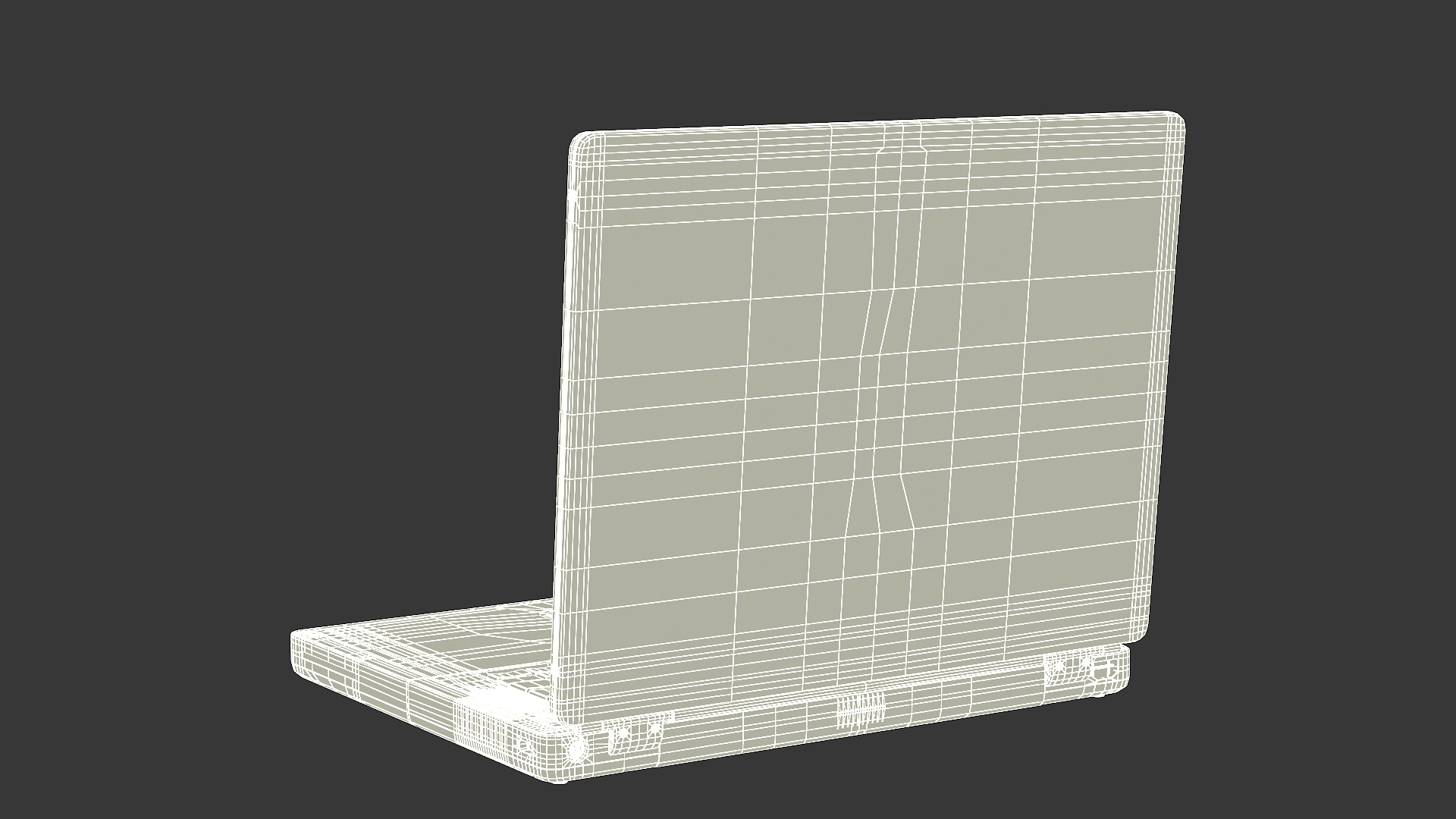 Vintage Laptop 3D model