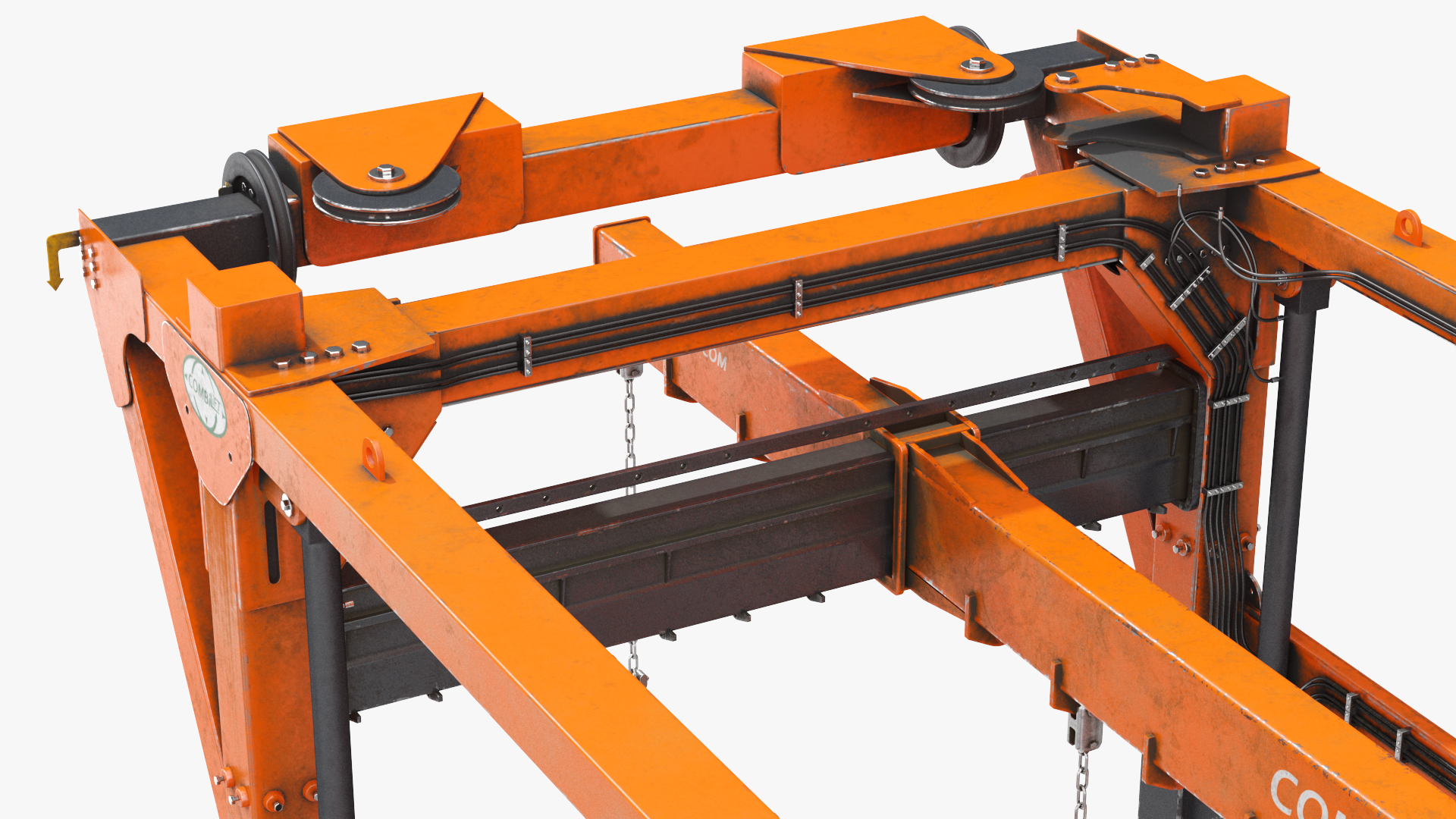 Combi-SC Range Straddle Carrier Dirty 3D