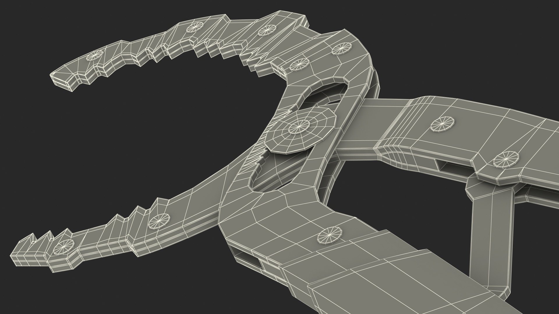 3D model Powerbuilt Oil Filter Pliers Rigged