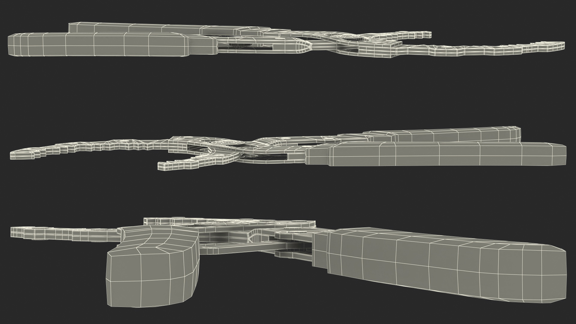 3D model Powerbuilt Oil Filter Pliers Rigged