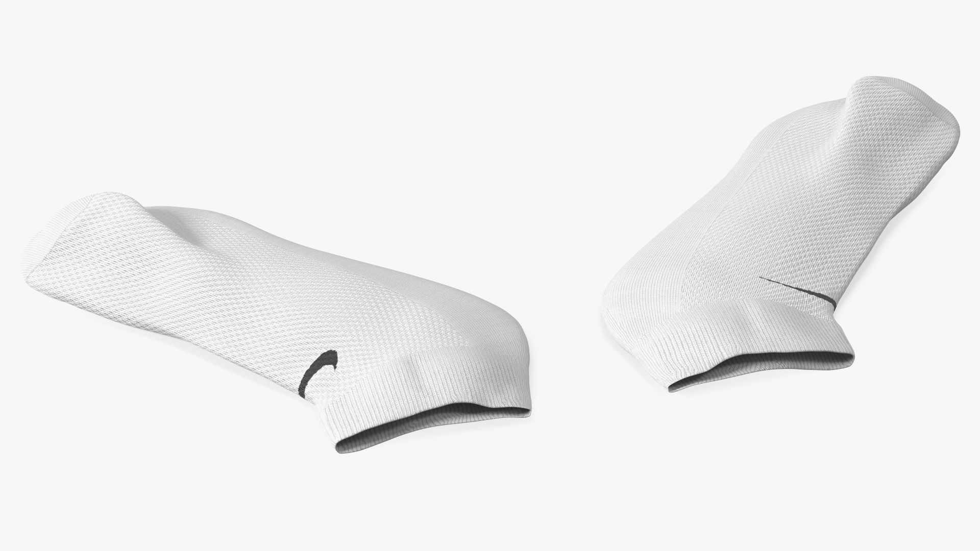 3D model Socks Nike Grey Idle