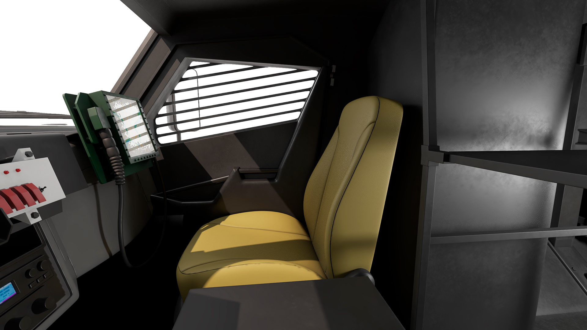 3D SWAT Vehicle International MaxxPro Black Rigged for Maya