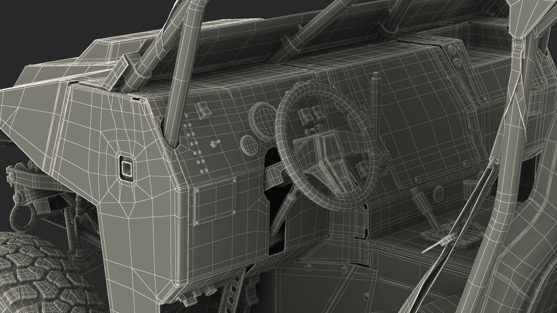 3D Ultra Light Combat Vehicle Rigged model