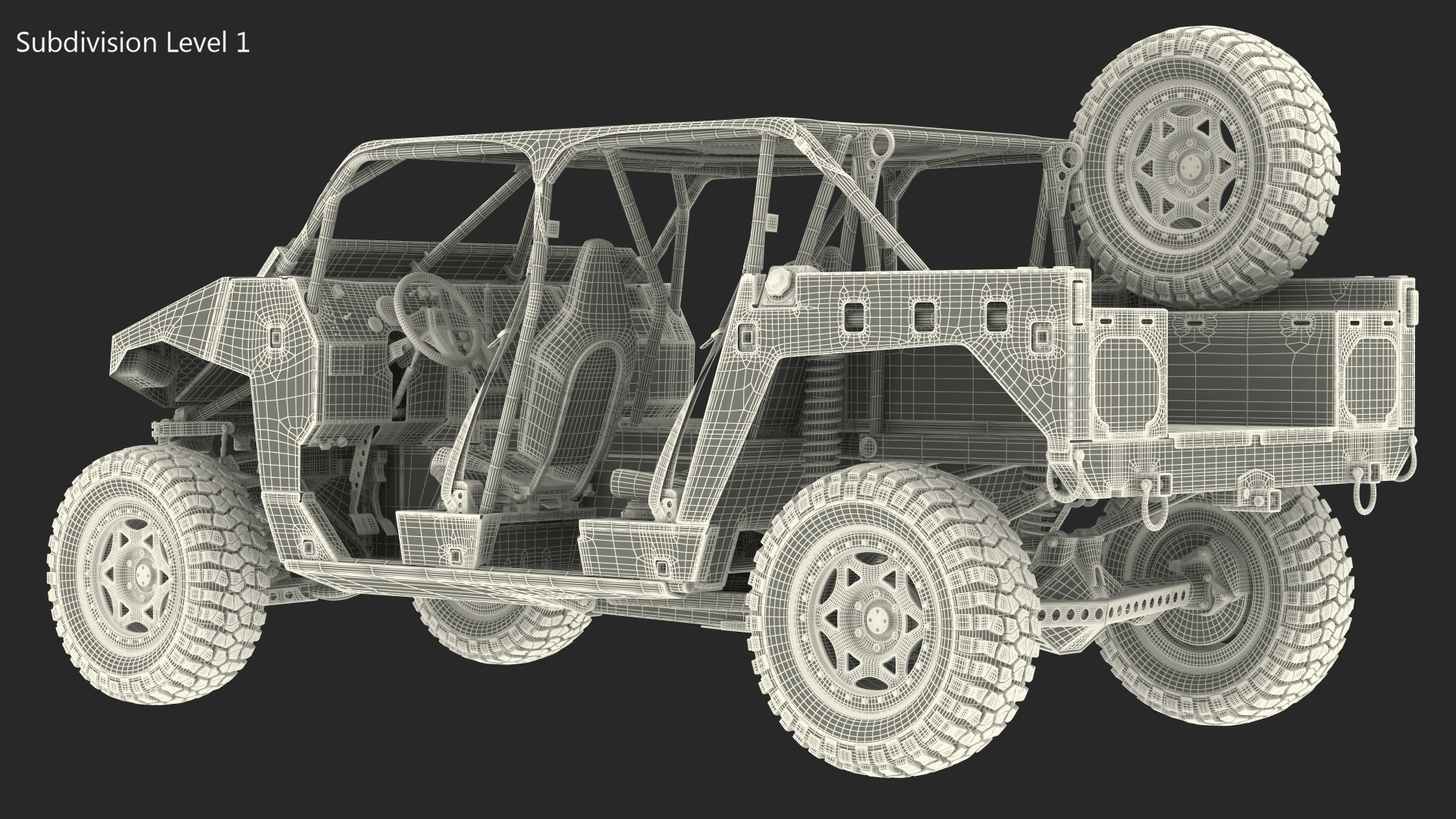3D Ultra Light Combat Vehicle Rigged model