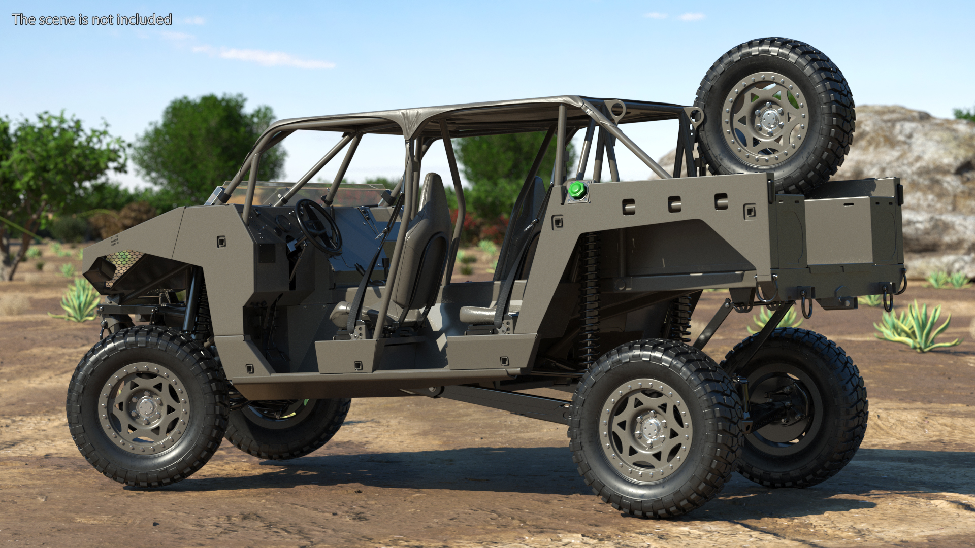 3D Ultra Light Combat Vehicle Rigged model