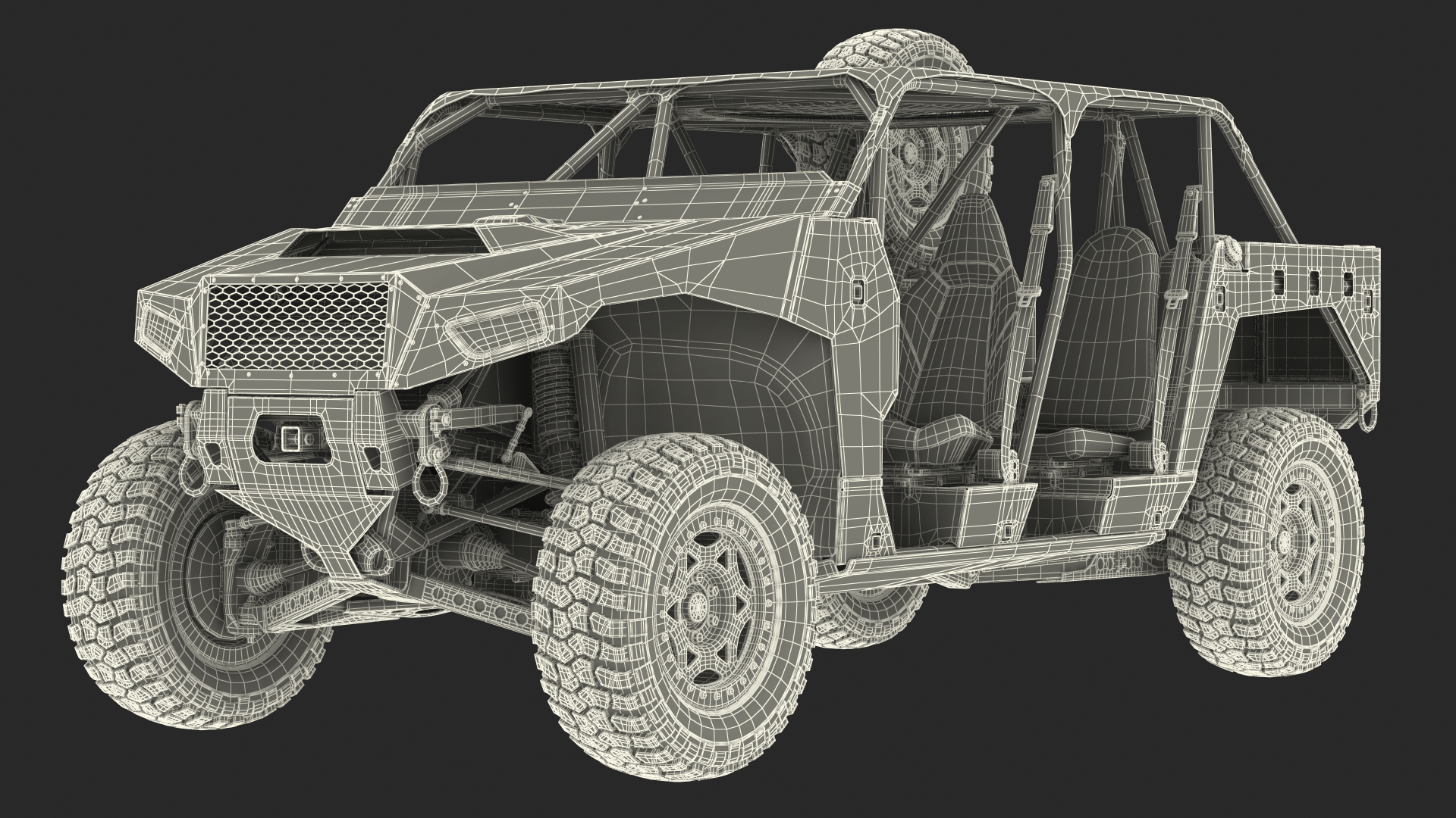 3D Ultra Light Combat Vehicle Rigged model