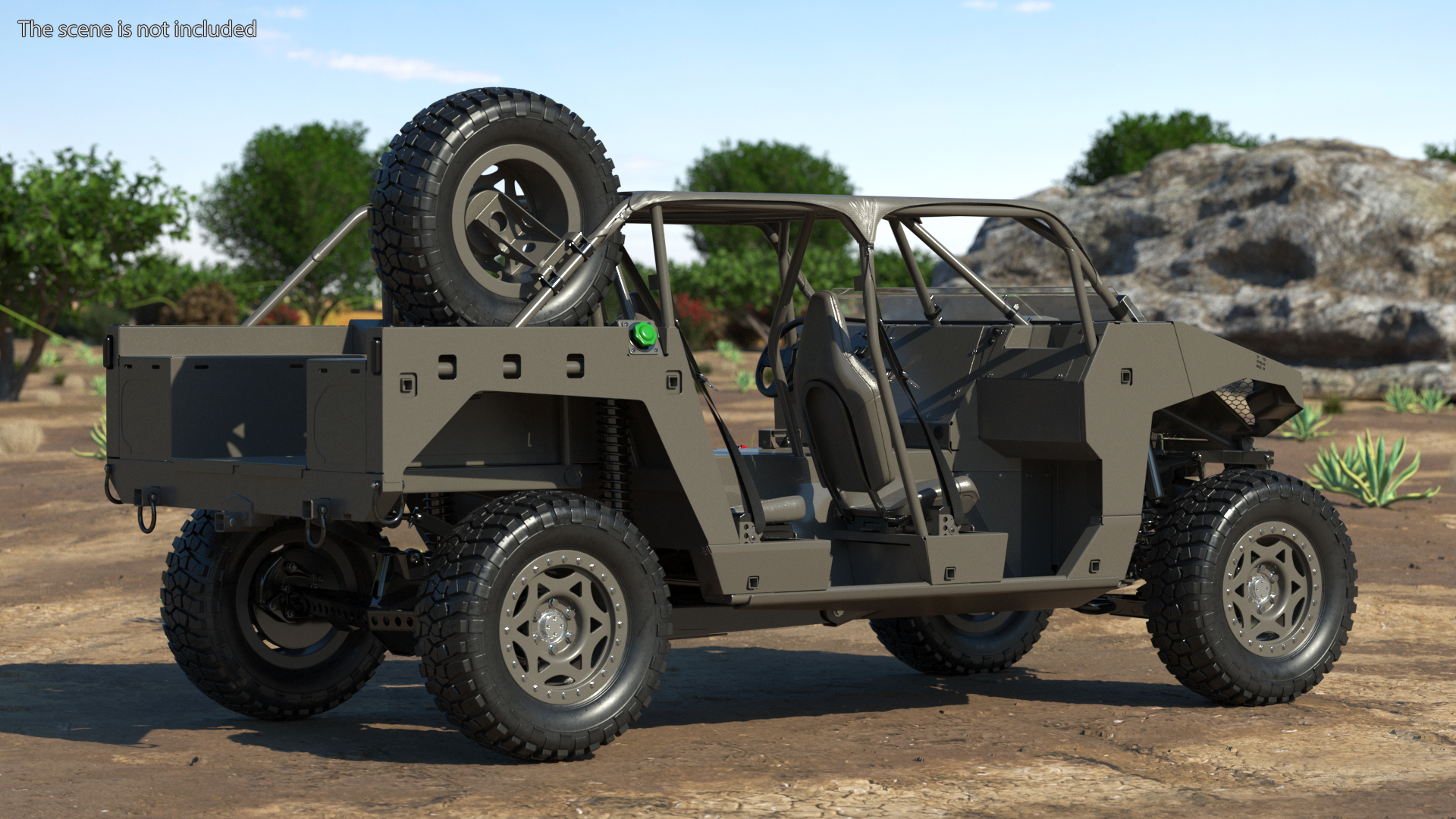 3D Ultra Light Combat Vehicle Rigged model