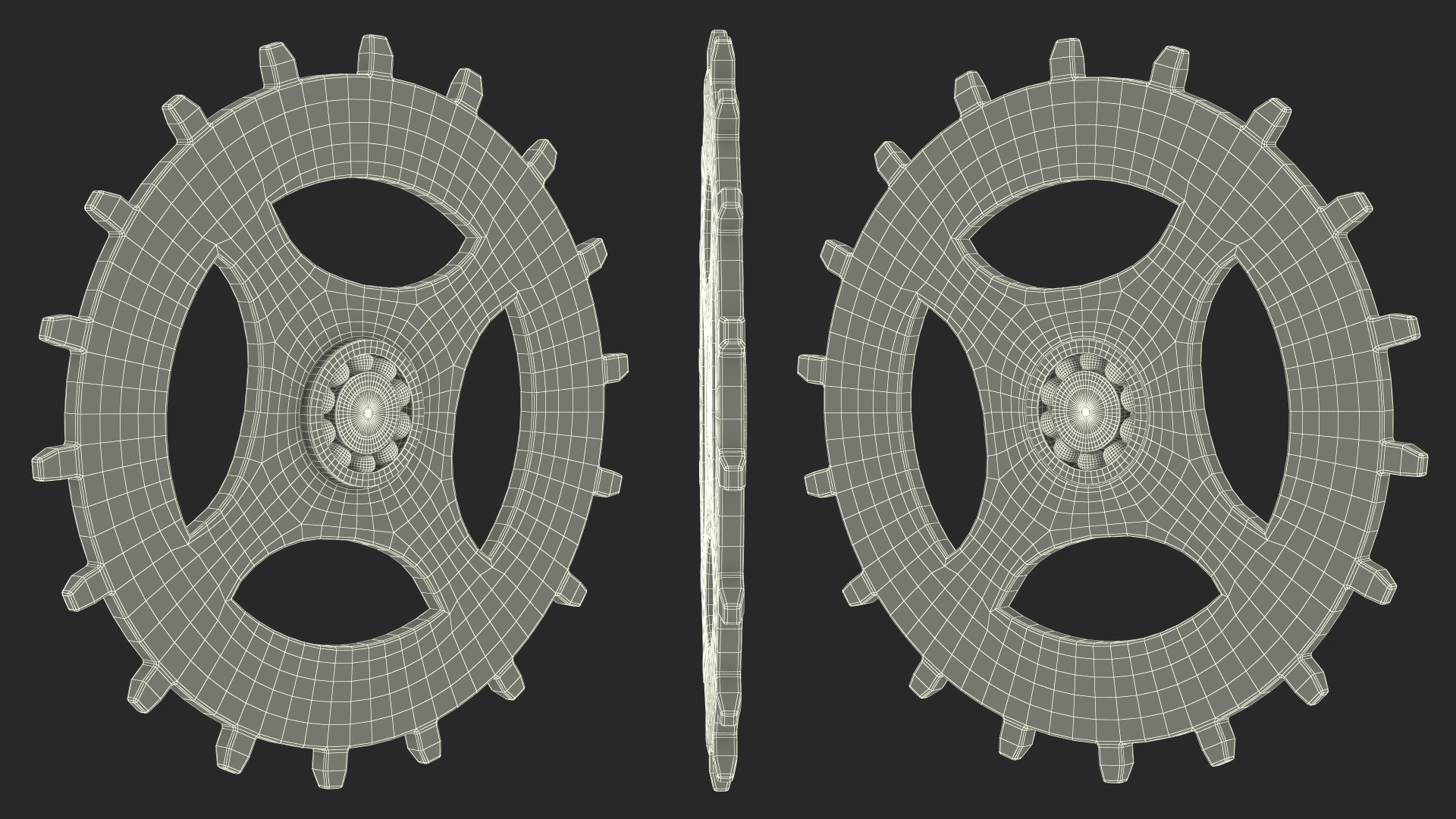 3D model Clock Cogs