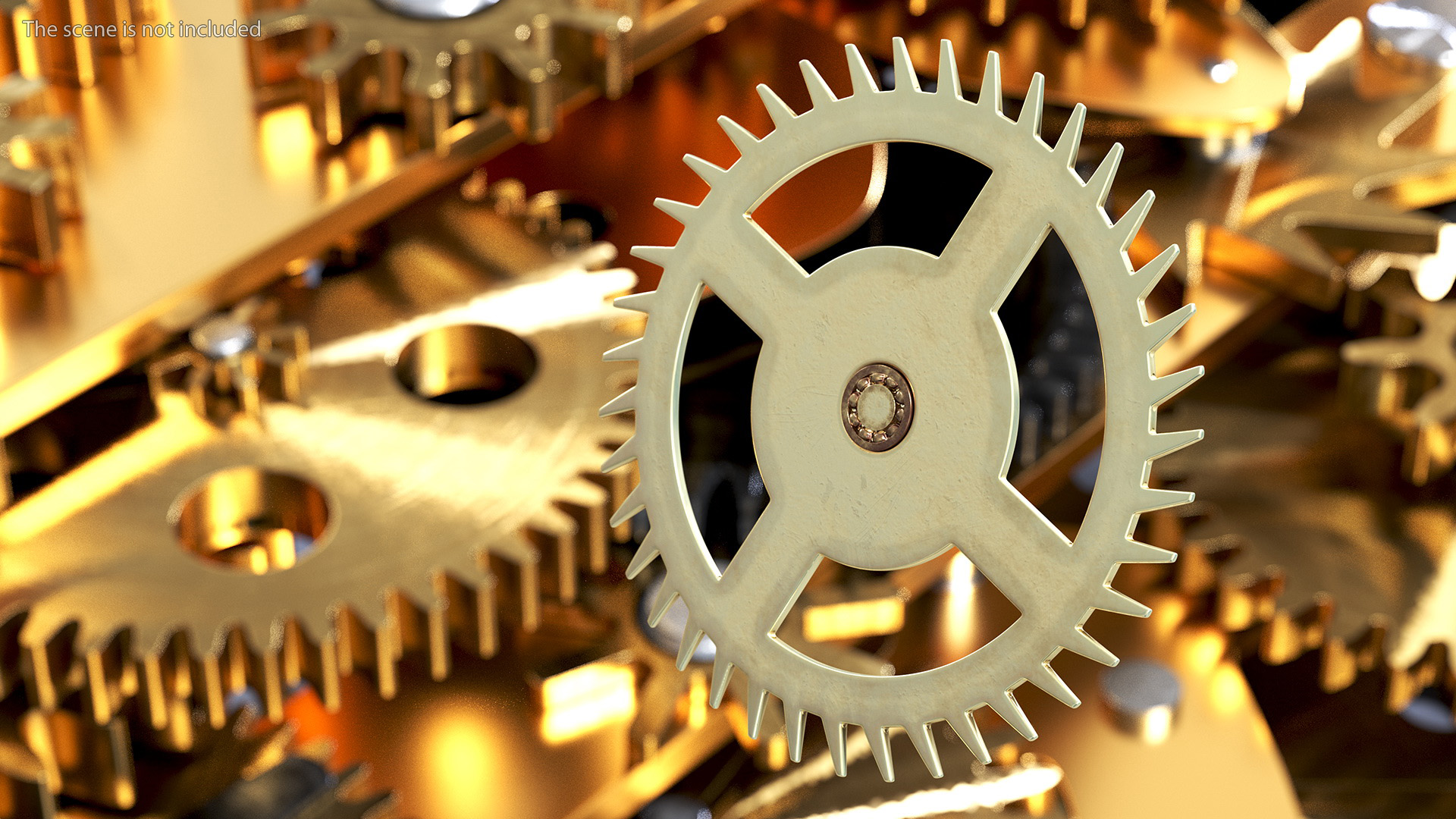 3D model Clock Cogs