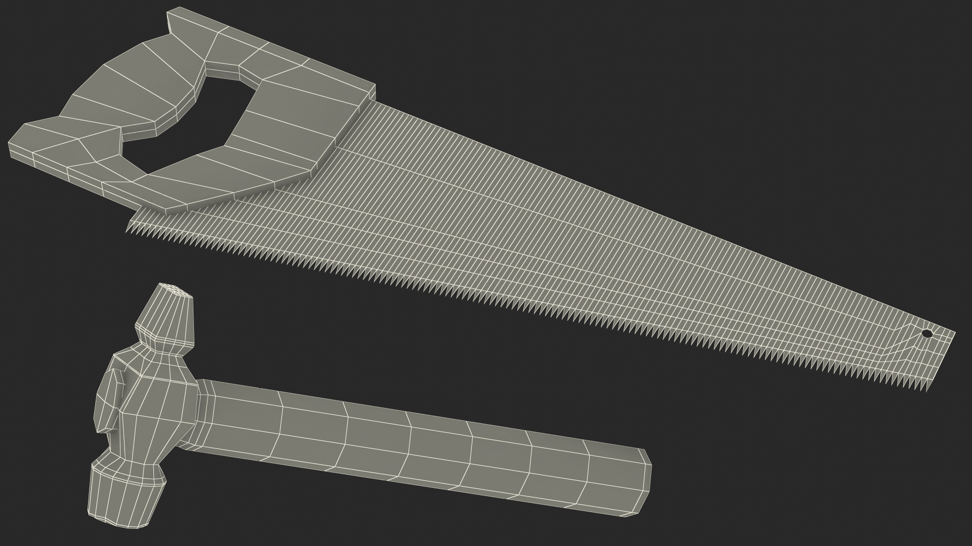 Afro American Woodworker 3D model