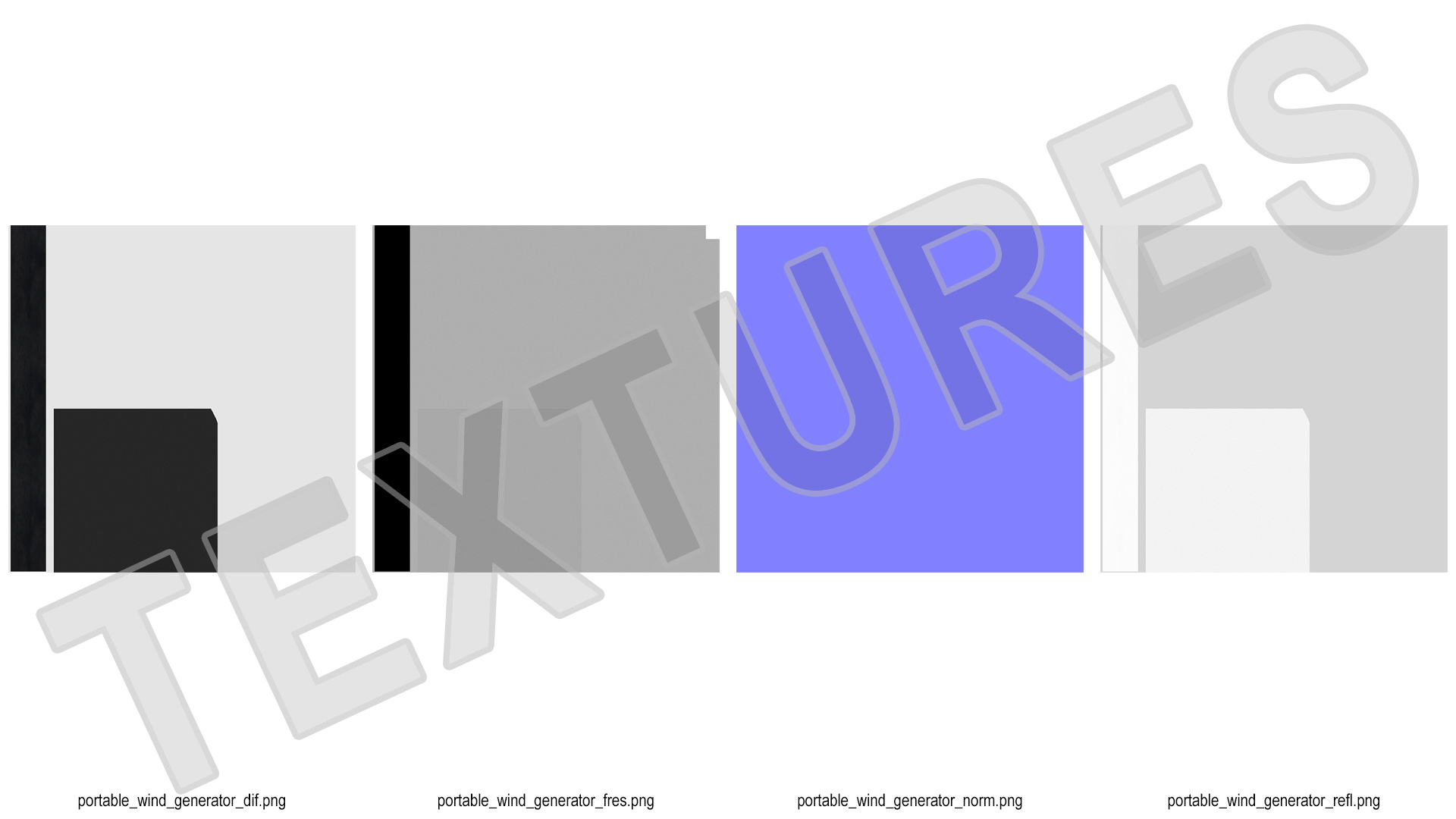 Marine Wind Generator Generic 3D model