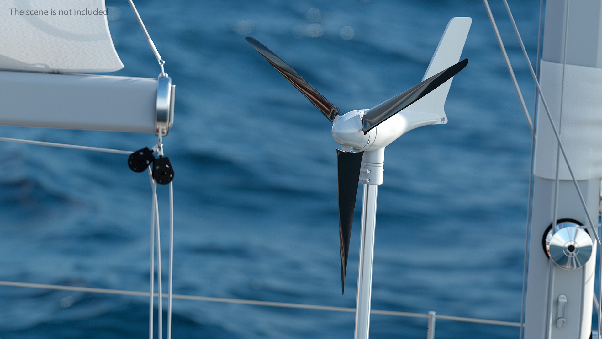 Marine Wind Generator Generic 3D model