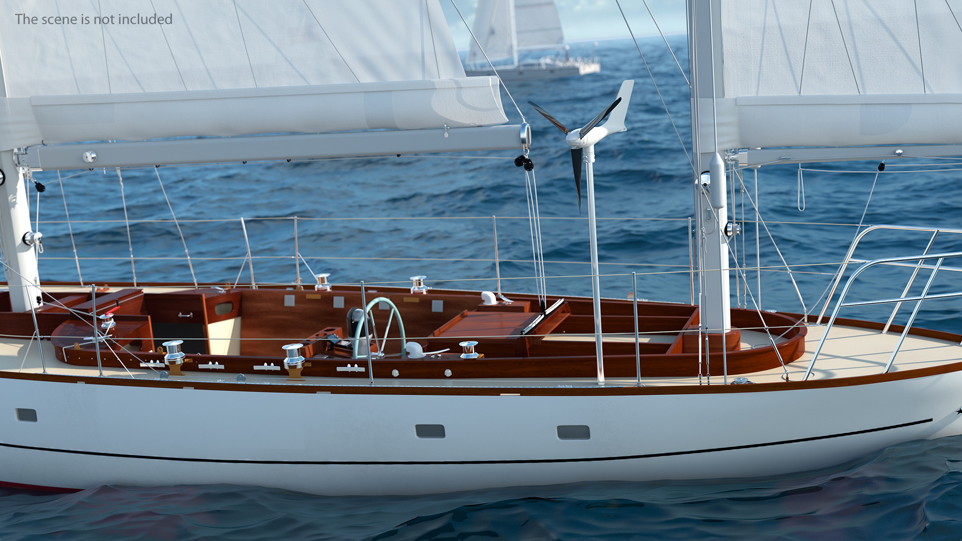 Marine Wind Generator Generic 3D model