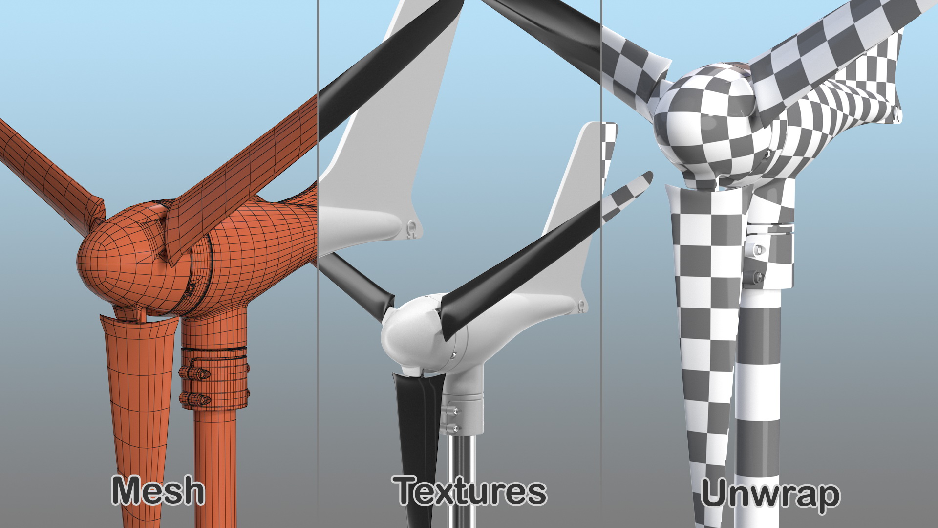 Marine Wind Generator Generic 3D model