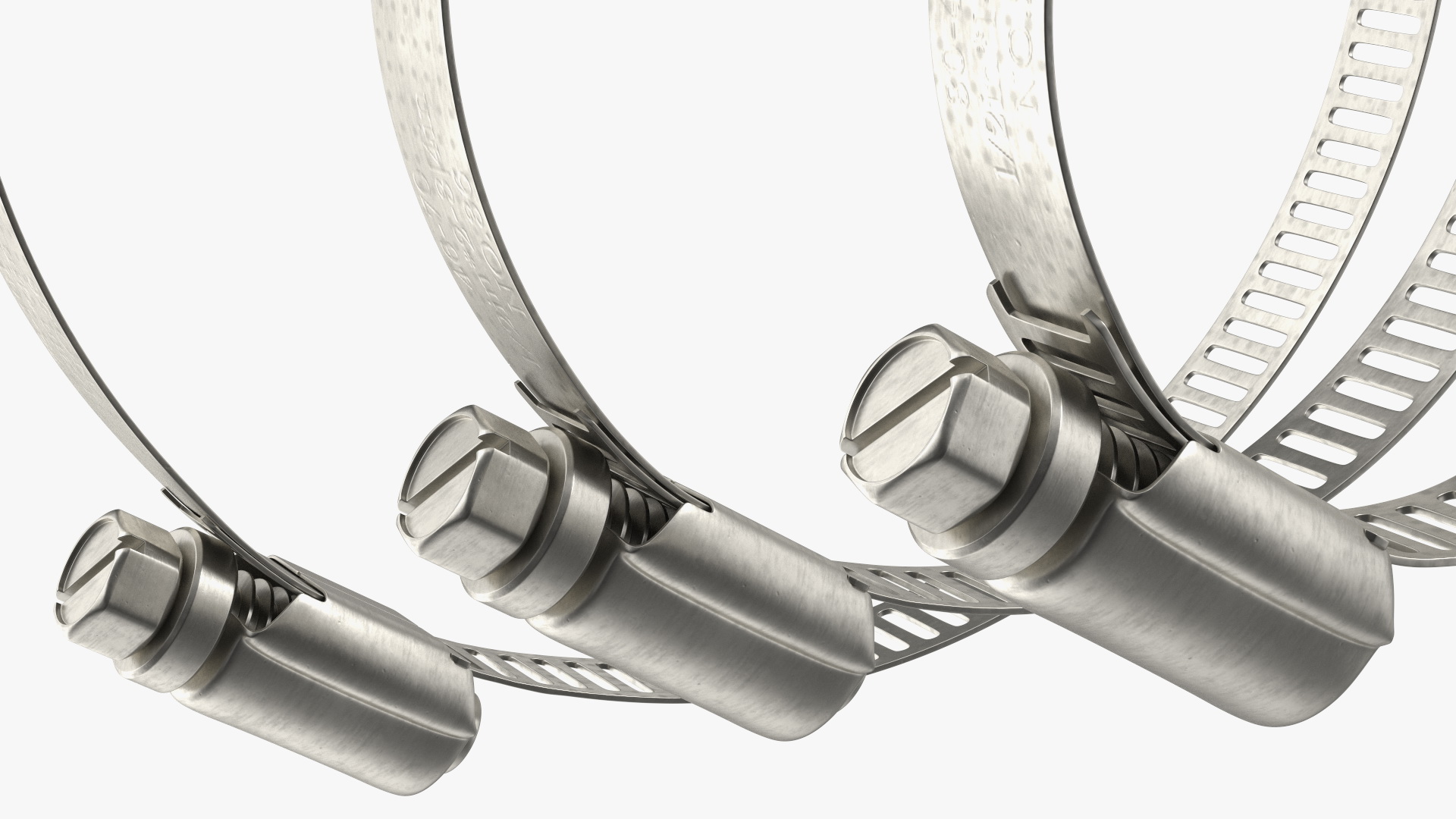 3D Hose Clamp Stainless Steel Assortment Set