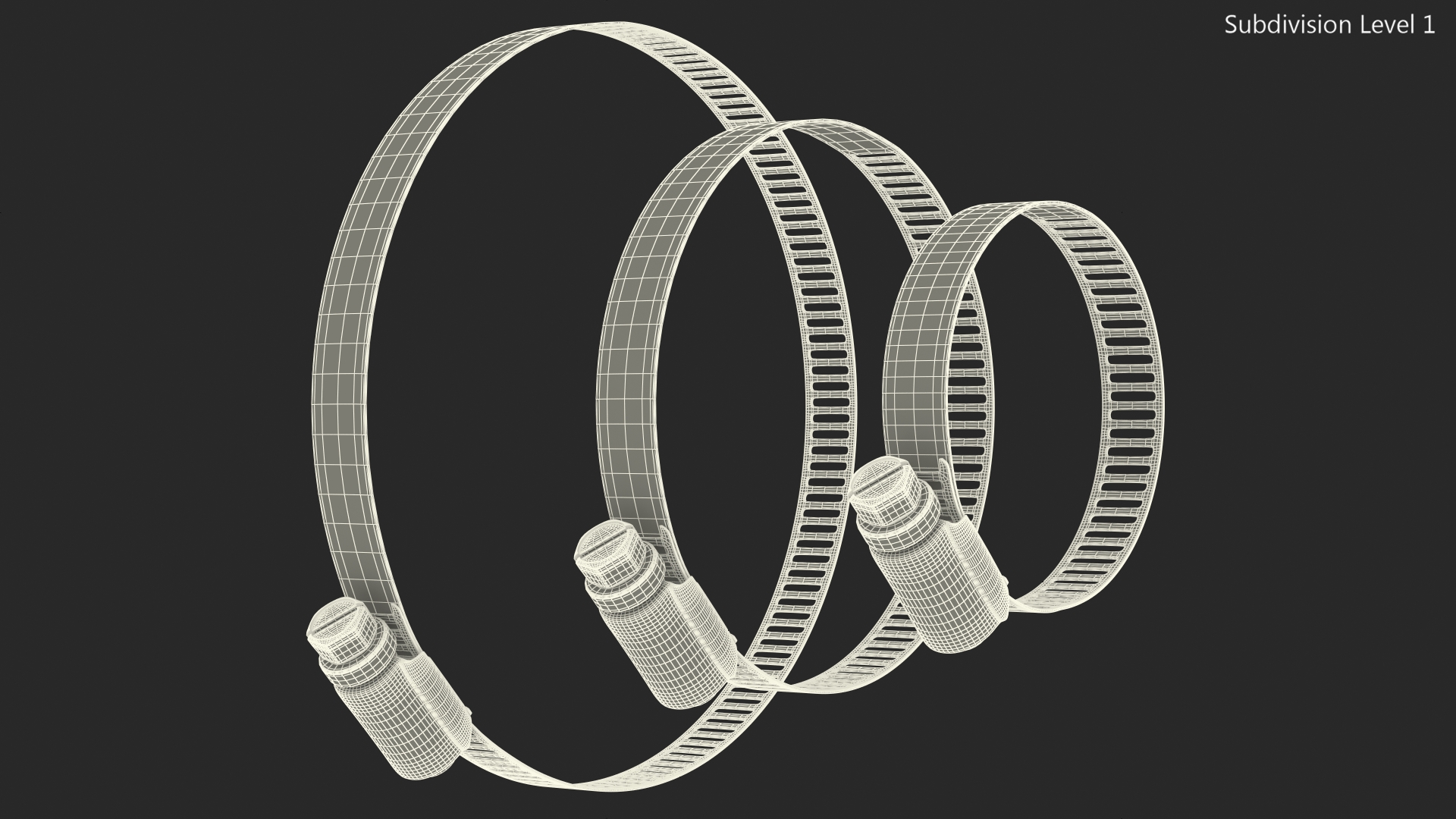3D Hose Clamp Stainless Steel Assortment Set