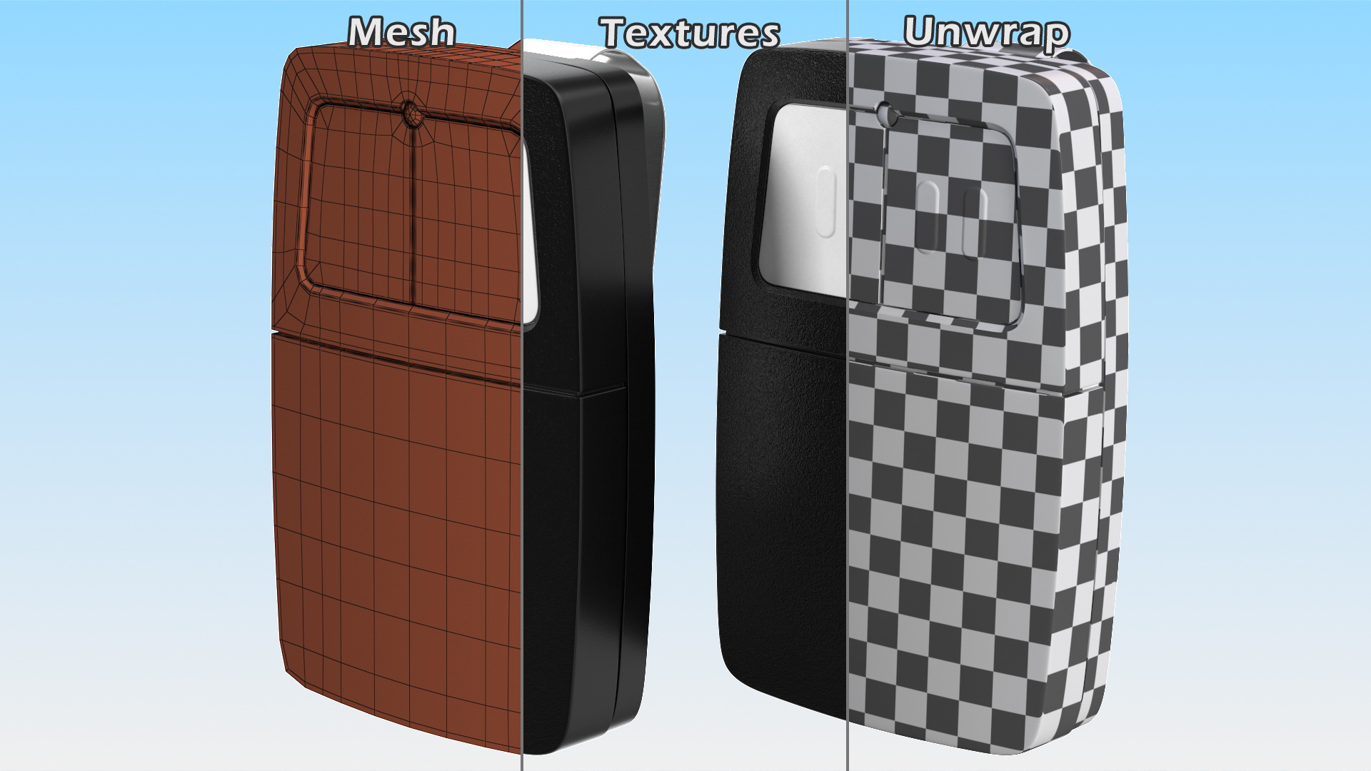 3D model Garage Door Opener Remote