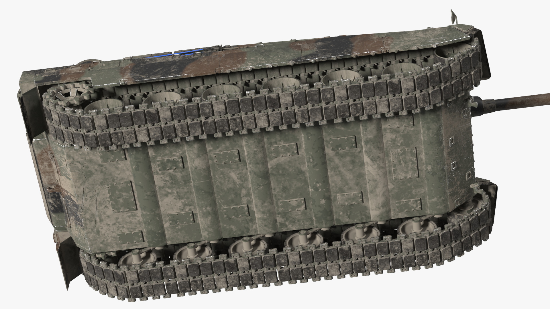 Korean Tank K2 Camouflage Color Dirty 3D