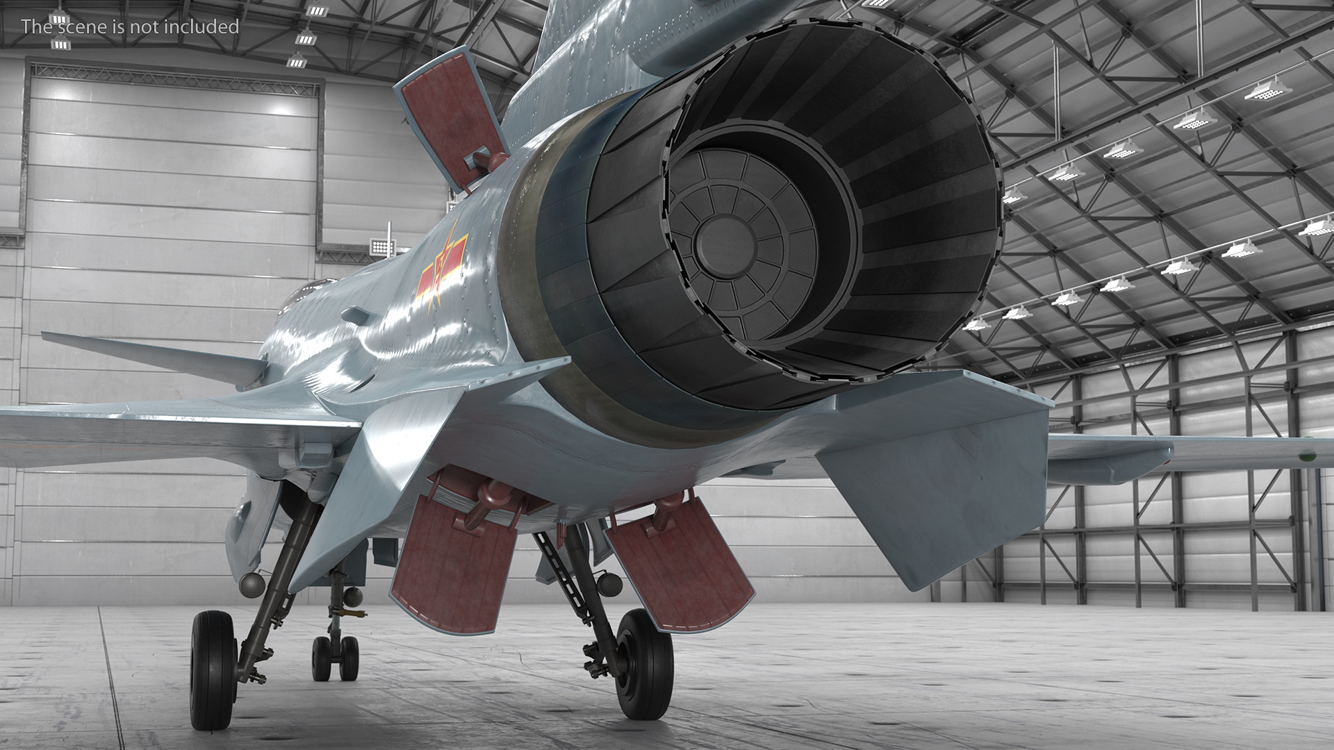 3D Chinese Air Force Chengdu J10 B Rigged model