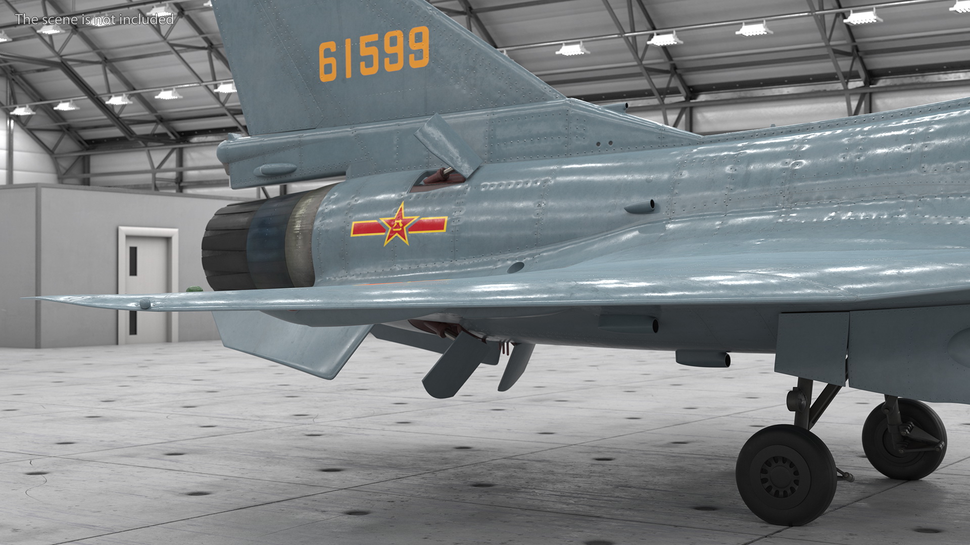 3D Chinese Air Force Chengdu J10 B Rigged model