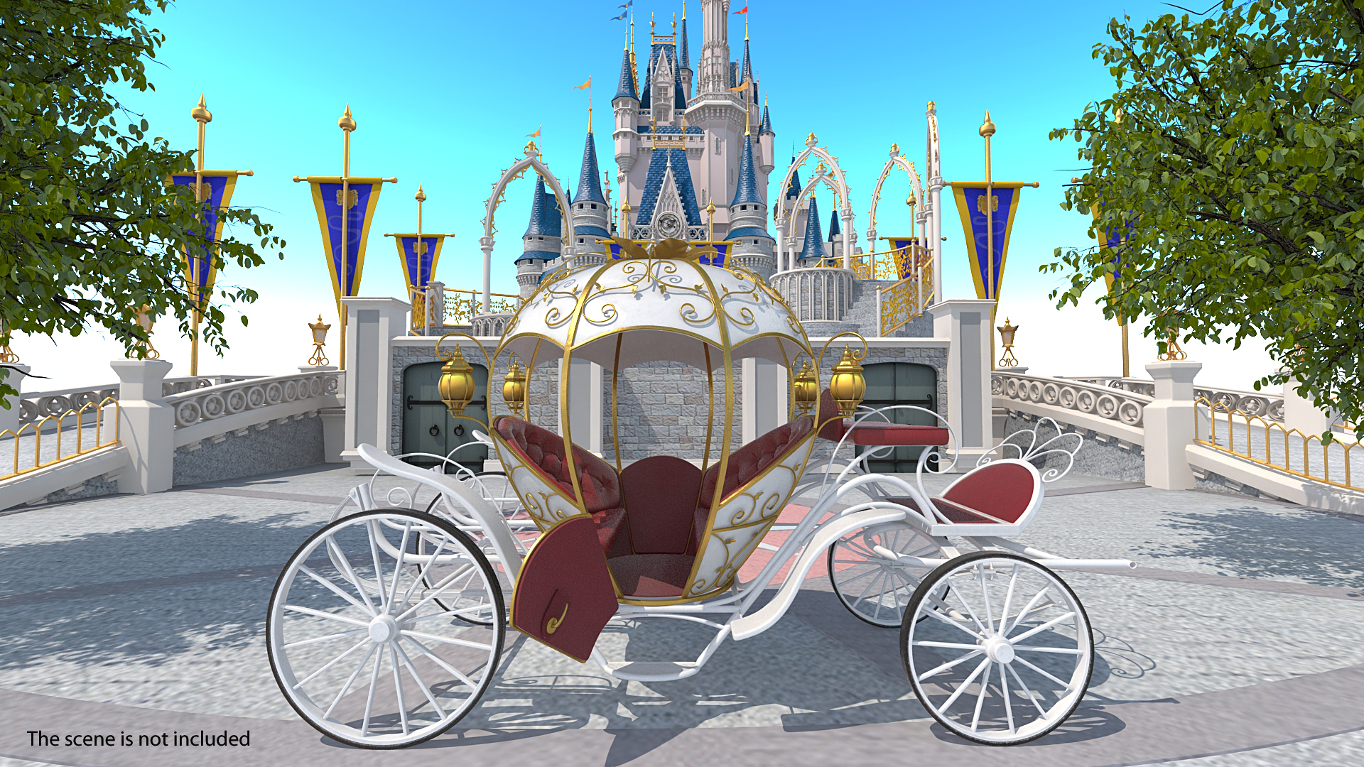 3D Carriage Wheels with Springs model