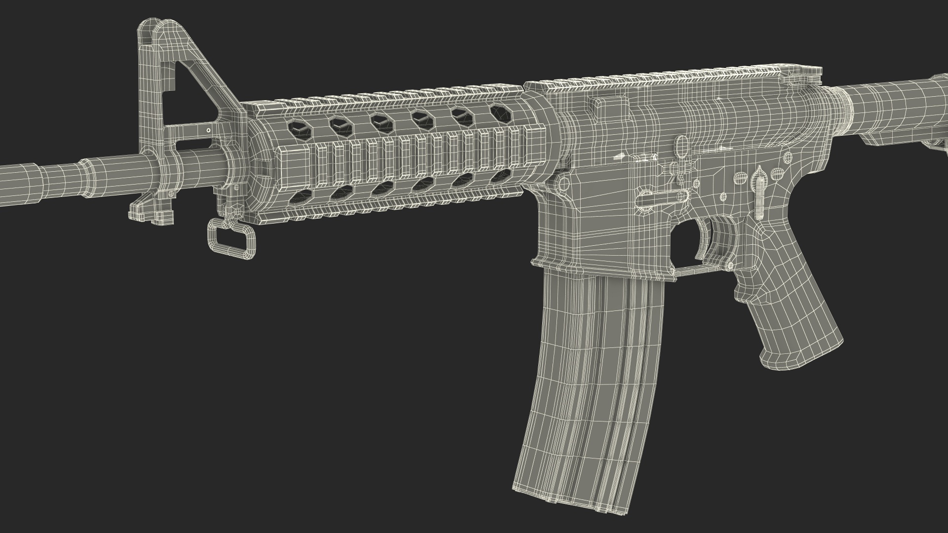 3D M4 Assault Rifle