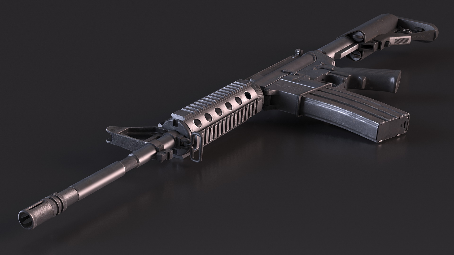 3D M4 Assault Rifle
