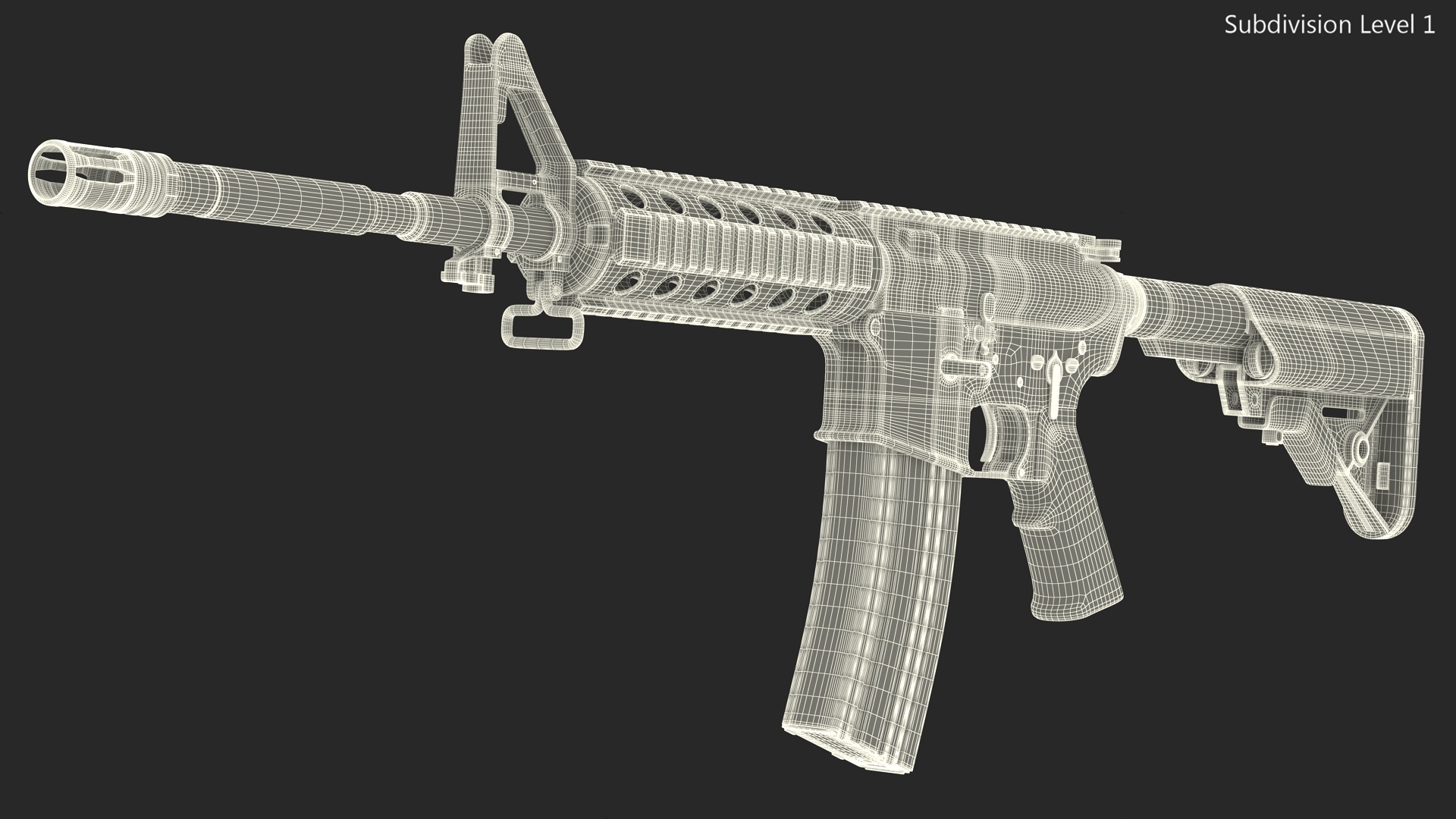3D M4 Assault Rifle