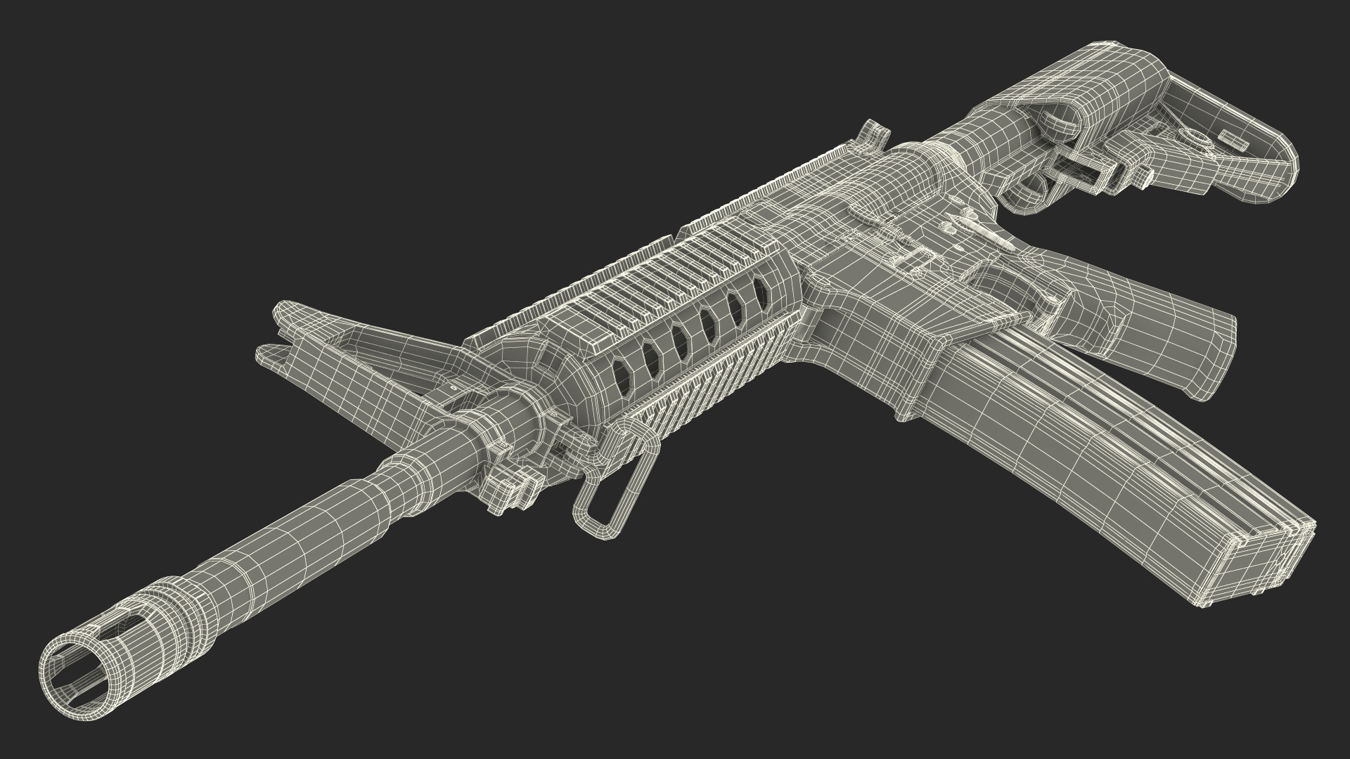 3D M4 Assault Rifle
