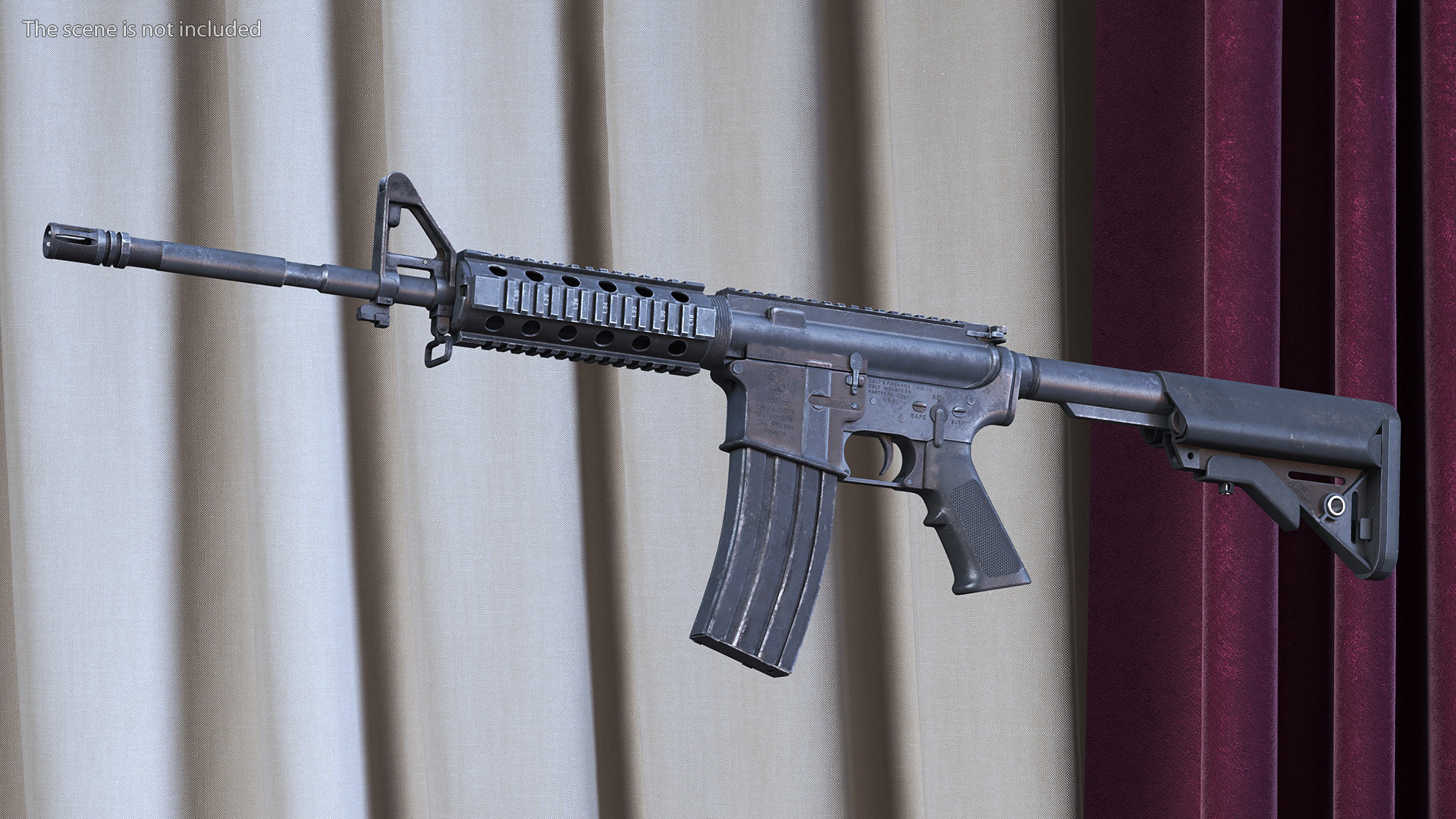 3D M4 Assault Rifle