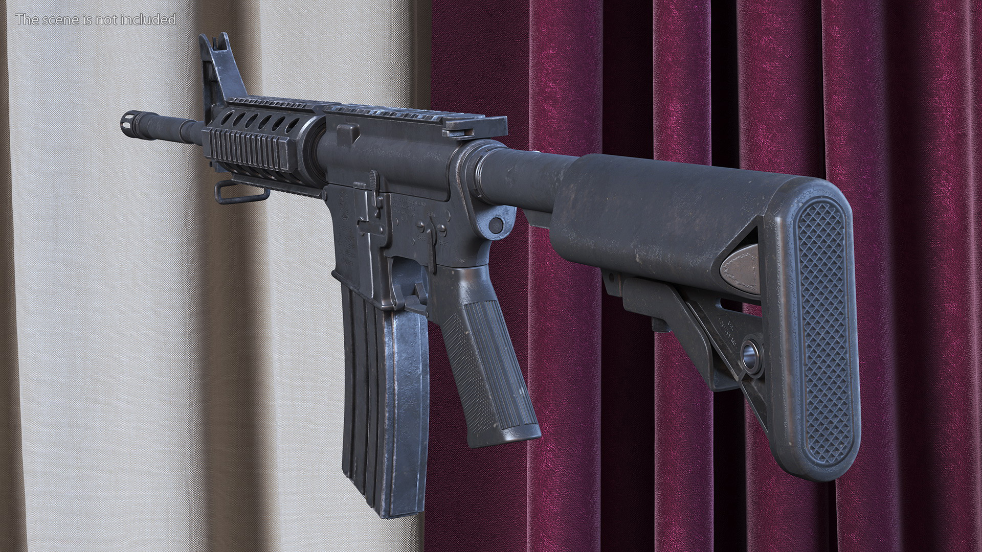 3D M4 Assault Rifle