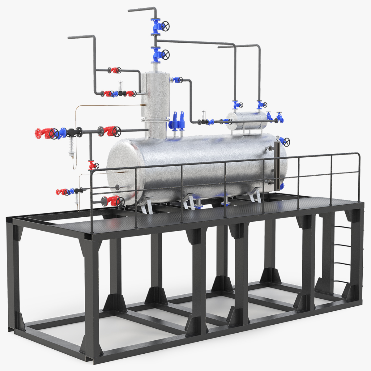 Steam Deaerator System with Service Platform - view 9