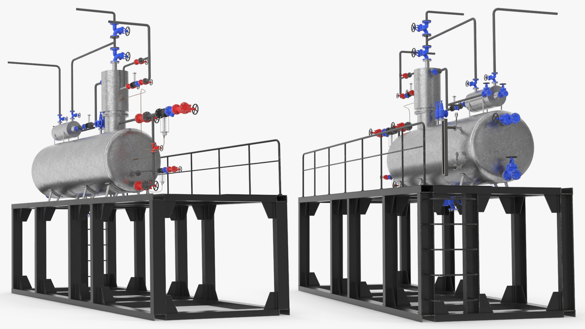 Steam Deaerator System with Service Platform - view 3