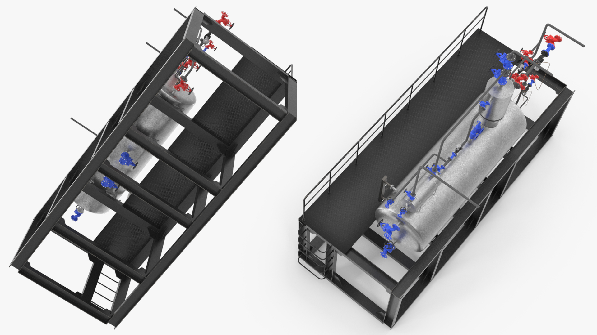 Steam Deaerator System with Service Platform - view 4