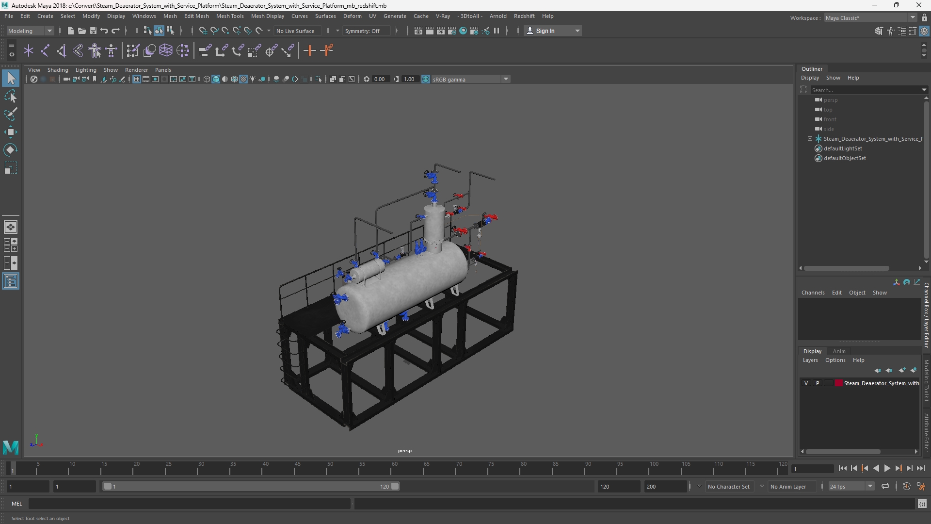Steam Deaerator System with Service Platform - view 11