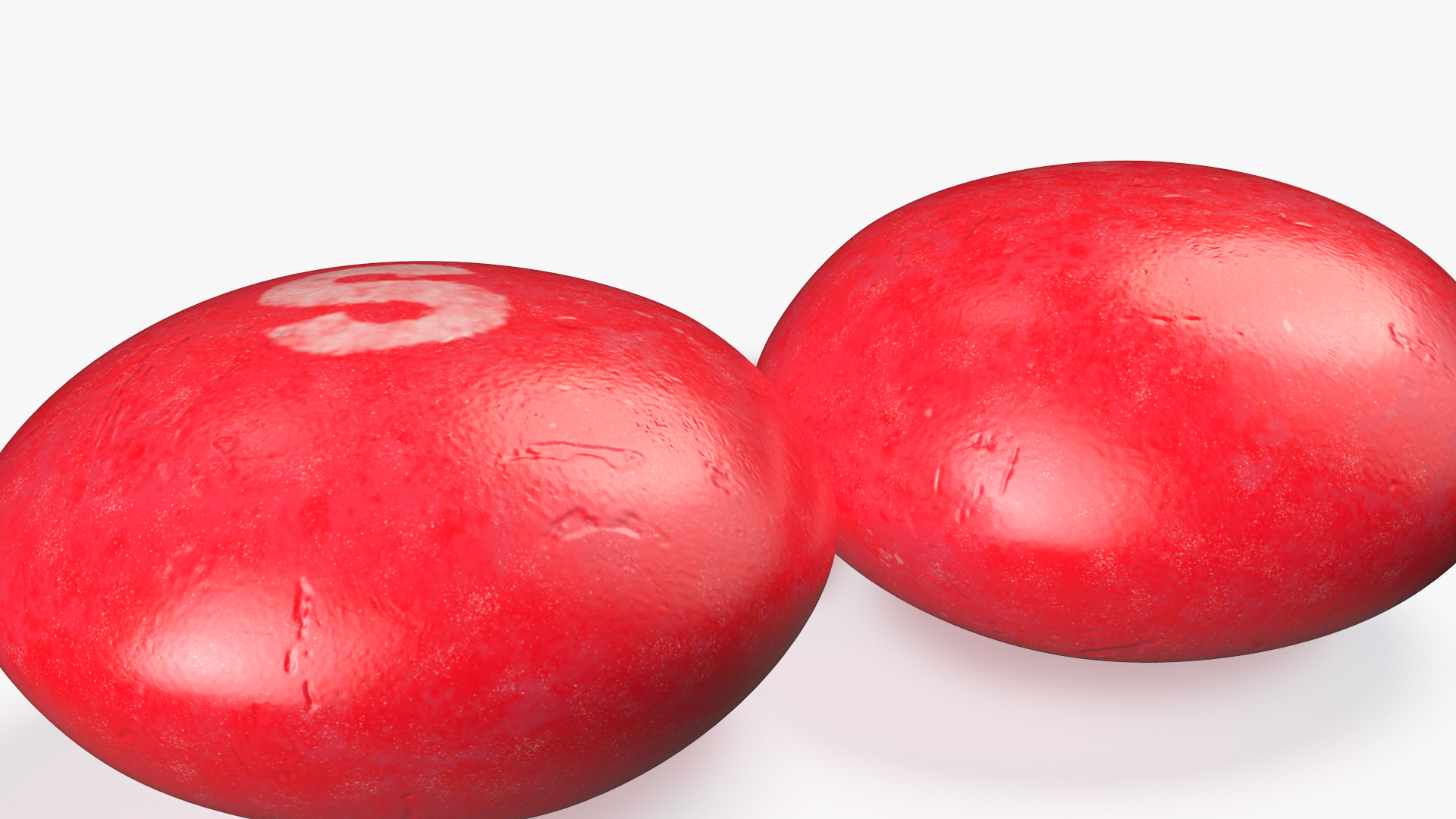 3D Skittles Candy Red model