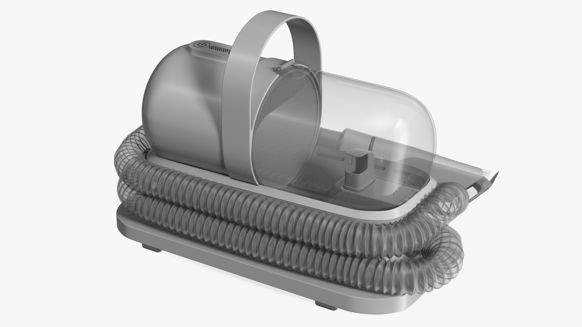 3D model Vacuum Pet Grooming Kit Folded Grey