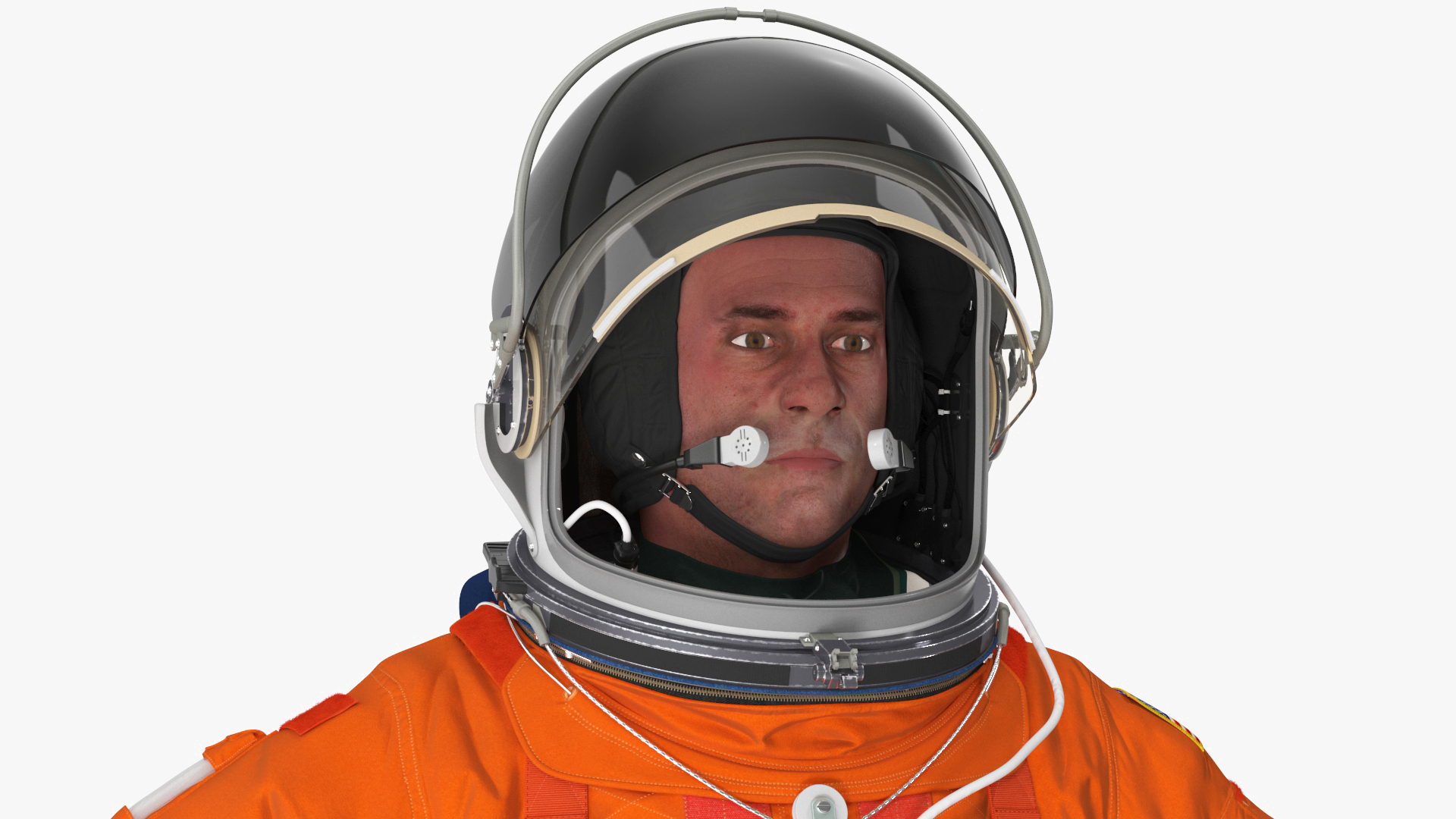 3D Space Shuttle Advanced Crew Escape Astronaut Rigged