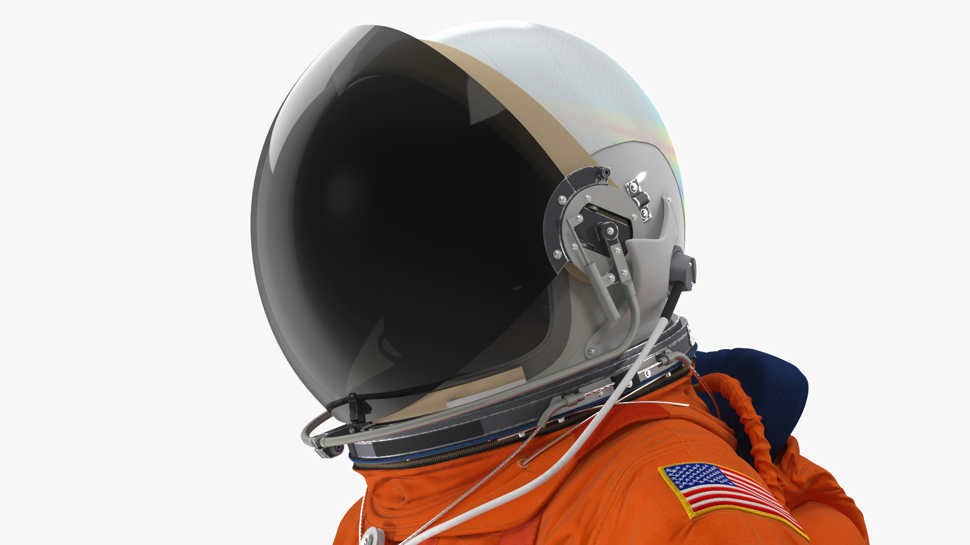 3D Space Shuttle Advanced Crew Escape Astronaut Rigged