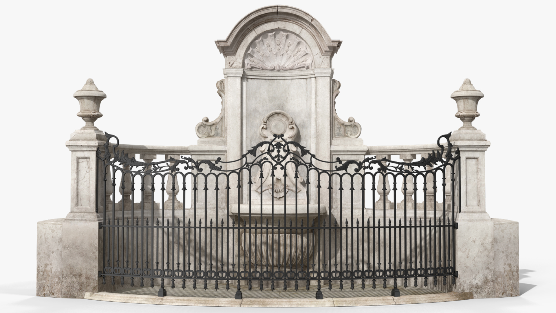 Pedestal of Manneken Pis 3D model