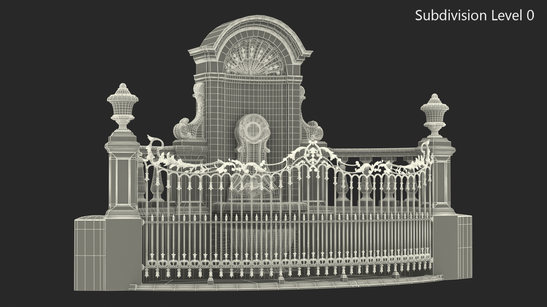 Pedestal of Manneken Pis 3D model