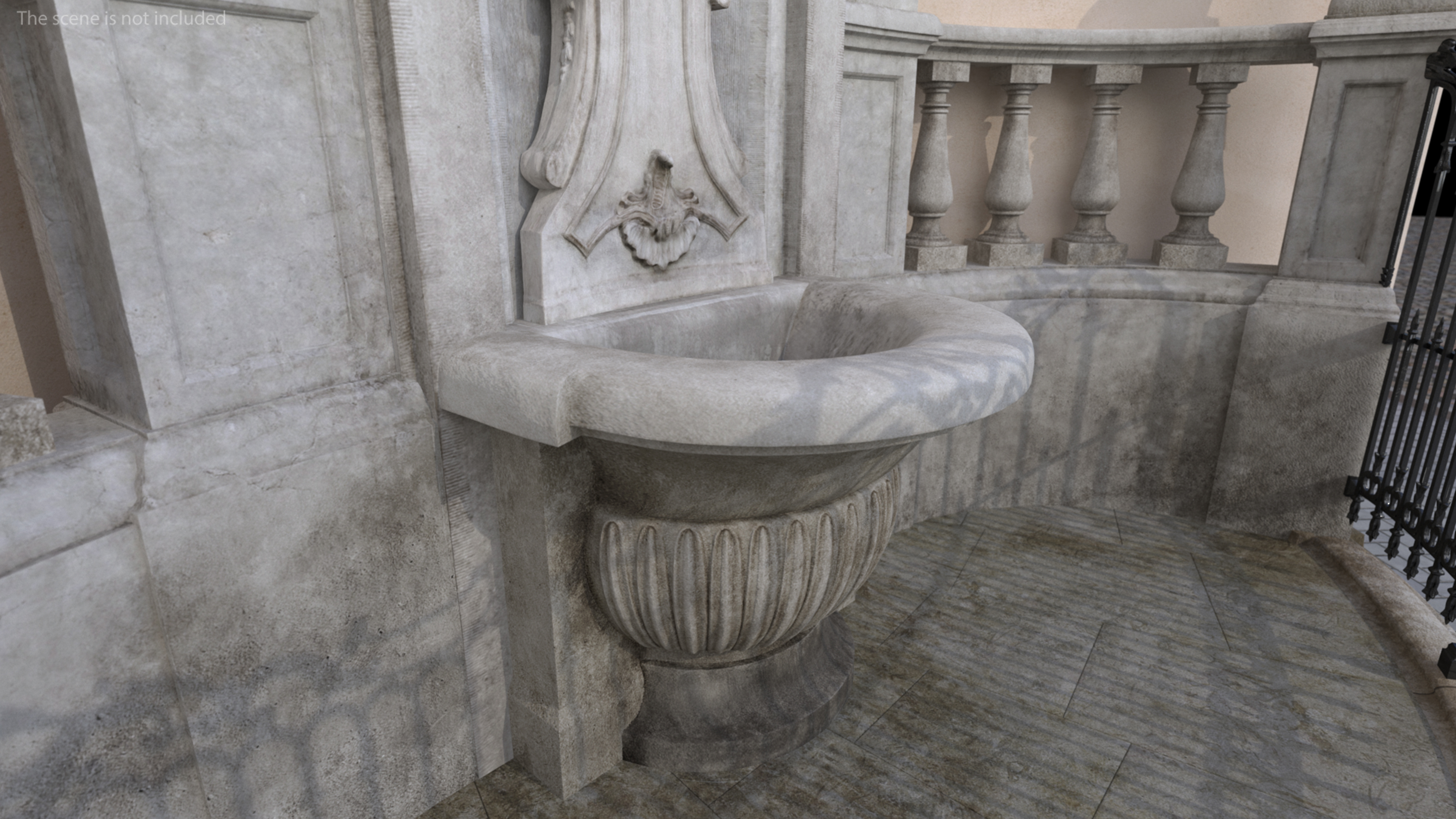 Pedestal of Manneken Pis 3D model